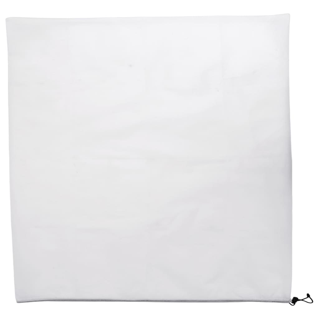VidaXL Pflanzenabdeckungen mit Kordelzug 8 Stück 70 g m² 0,8x0,8 m