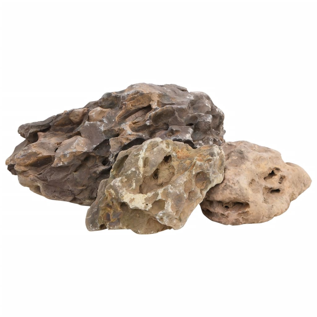 VidaXL Drachensteine 10 kg 10-40 cm grau