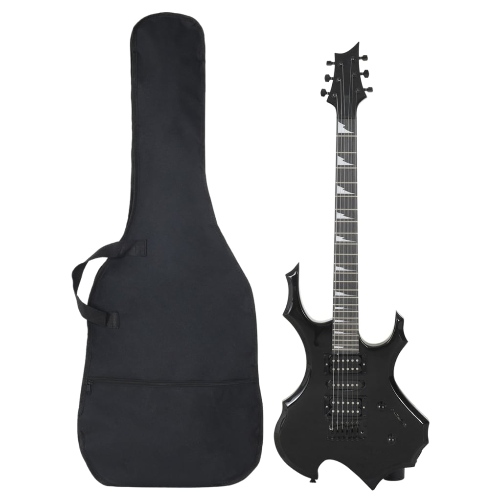 VidaXL Gitarre für Einsteiger elektrisch mit Tasche 4 4 39 schwarz