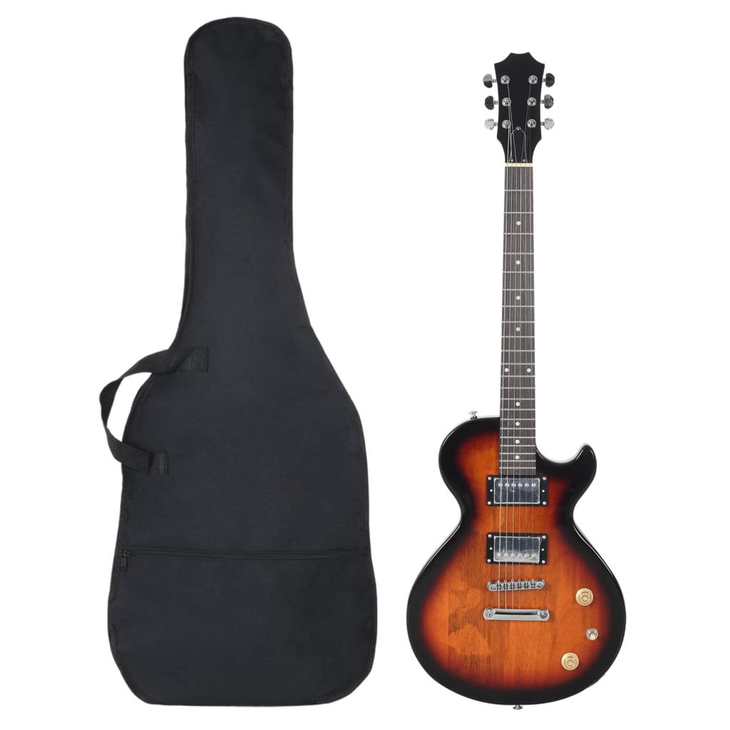 Vidaxl Gitarre für Einsteiger elektrisch mit Tasche 4 4 39 schwarz
