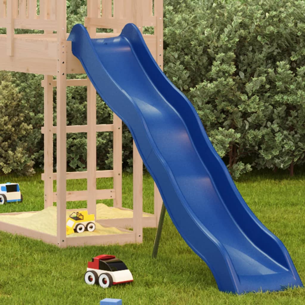 VidaXL Rutsche 210x40 cm Polypropylen blau