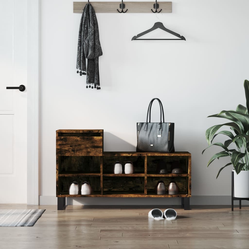 Vidaxx Schuhschrank 102x36x60 cm Holzwerkstoff, Räuchereiche