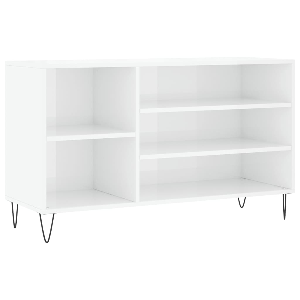 Vidaxx Schuhschrank 102x36x60 cm lackiertes Holz Hochglanz weiß