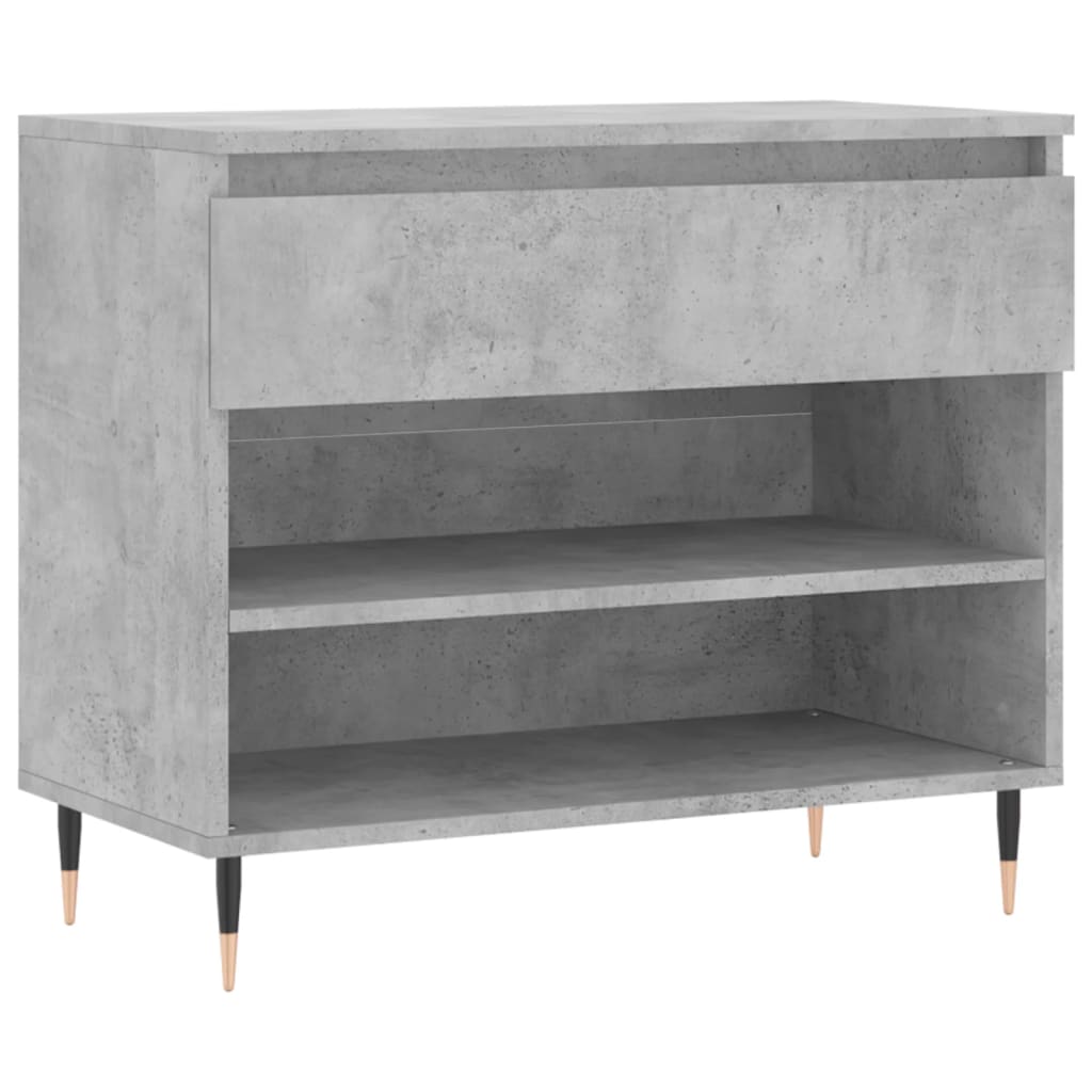 Vidaxx Schuhschrank 70x36x60 cm Holzwerkstoff betongrau