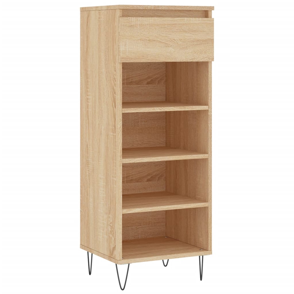 Vidaxx Schuhschrank 40x36x105 cm Holzwerkstoff Sonoma-Eiche-farbig