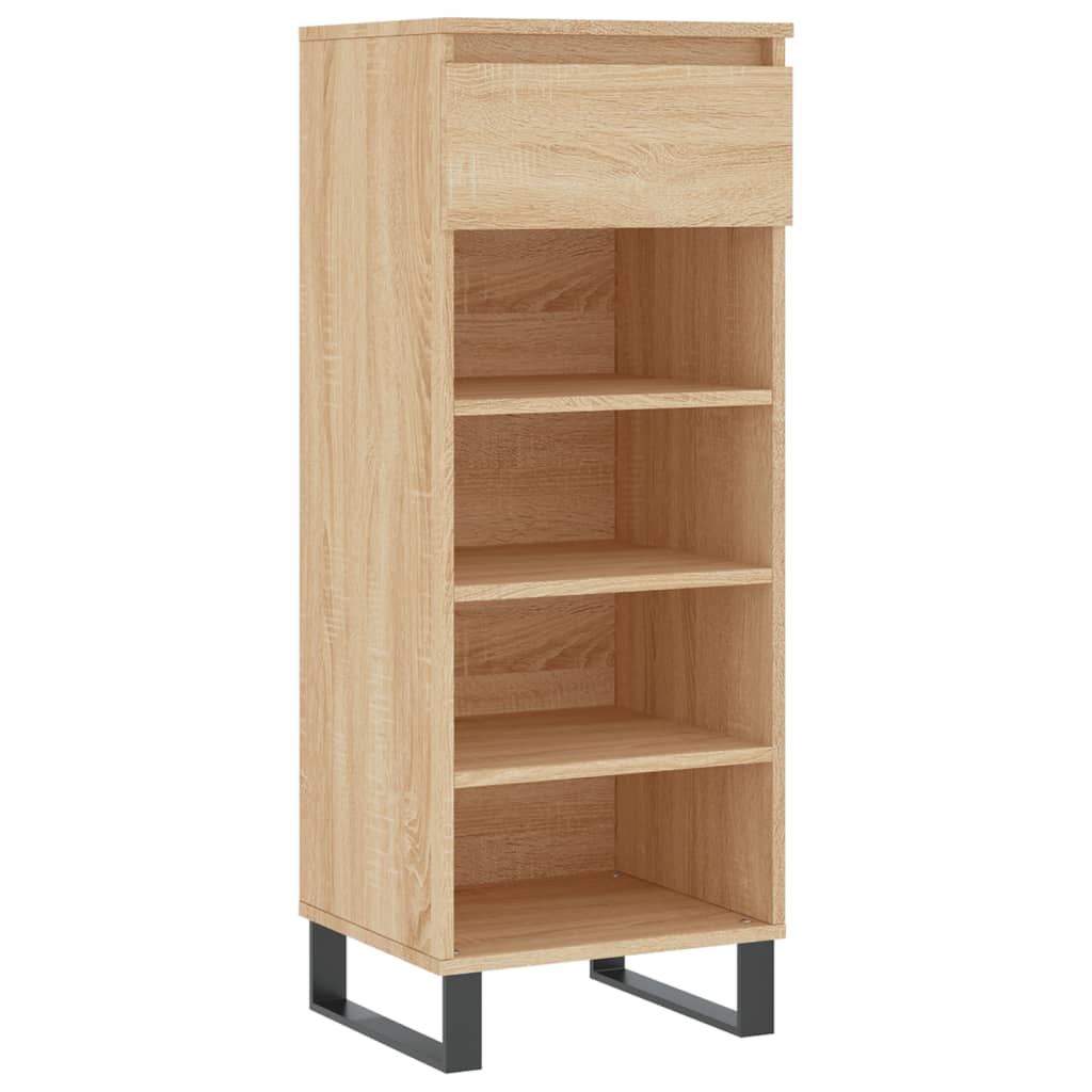 VidaXL Schuhschrank 40x36x105 cm Holzwerkstoff Sonoma-Eiche