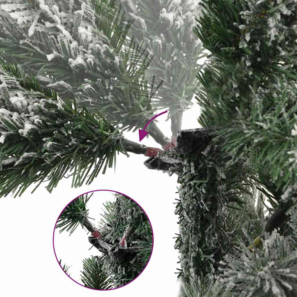 Vidaxx künstlicher Weihnachtsbaum mit Scharnieren und Schnee 150 cm