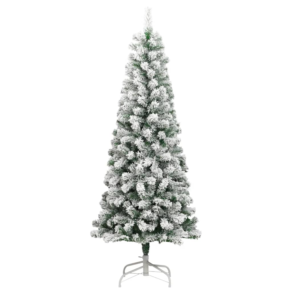 Vidaxx künstlicher Weihnachtsbaum mit Scharnieren und Schnee 210 cm