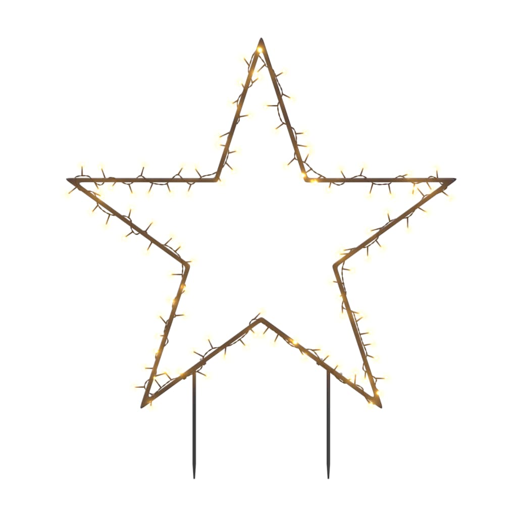 VidaXL Weihnachtsbeleuchtung mit Stern 115 LEDs 85 cm