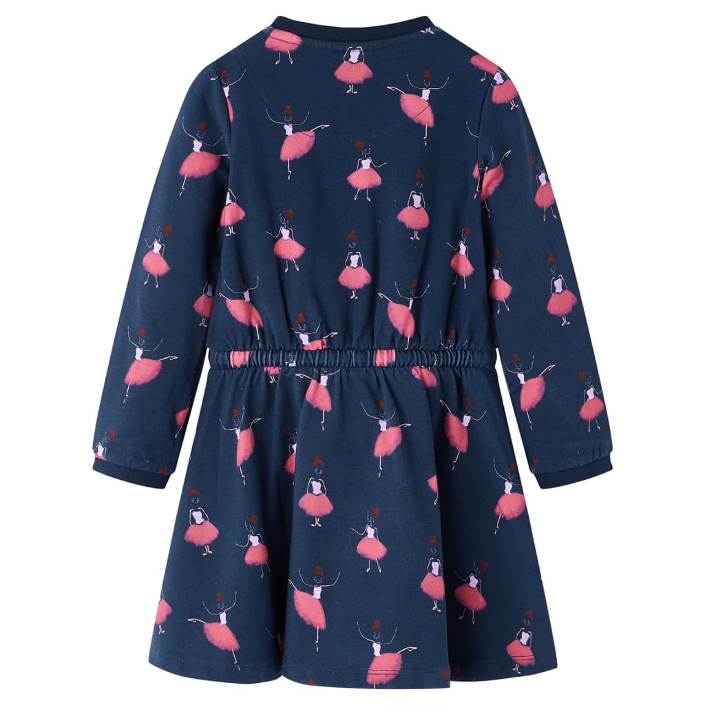 VidaXL Kinderkleid 92 Blau