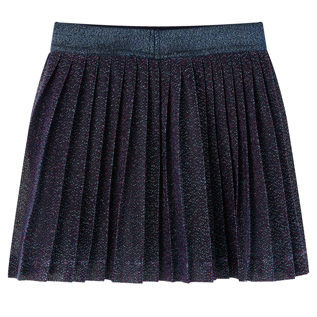 VidaXL Kinderrock mit Glitzer 116 Marineblau