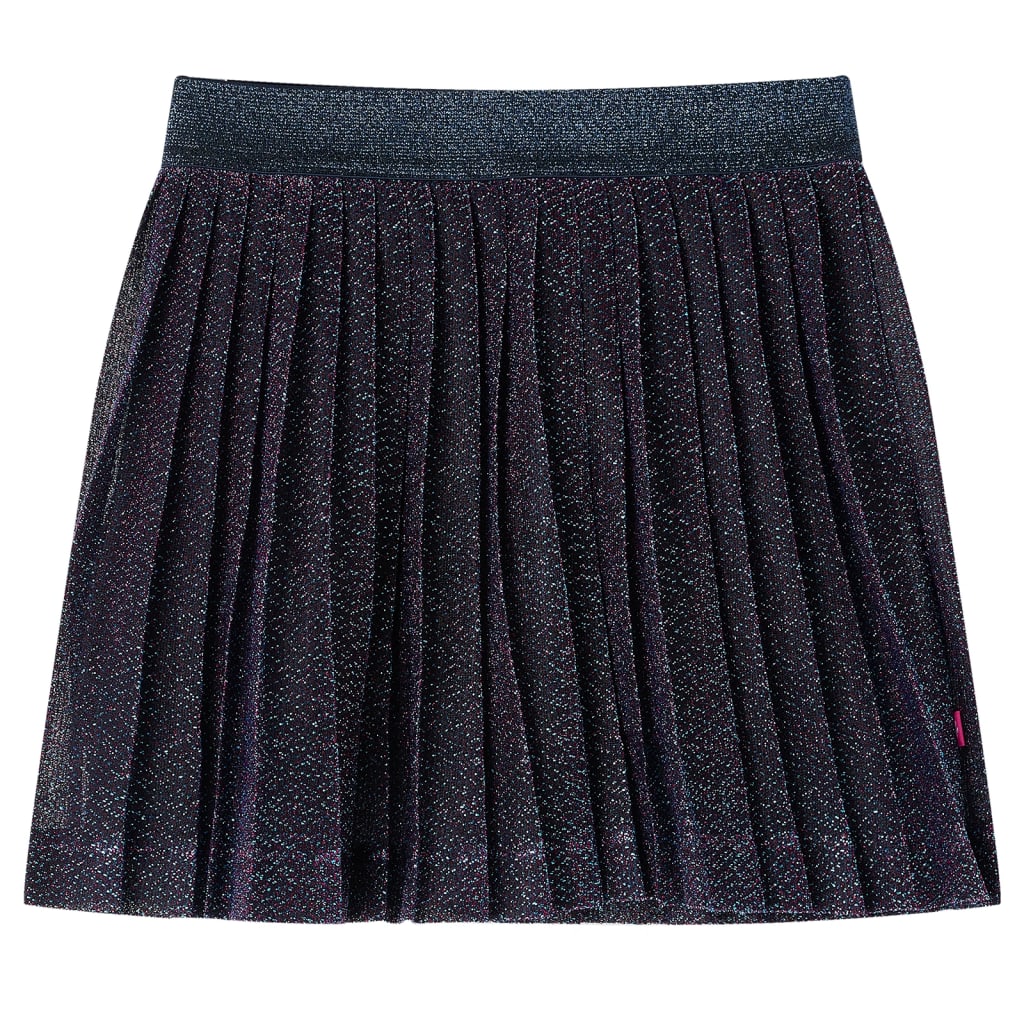 VidaXL Kinderrock mit Glitzer 128 Marineblau