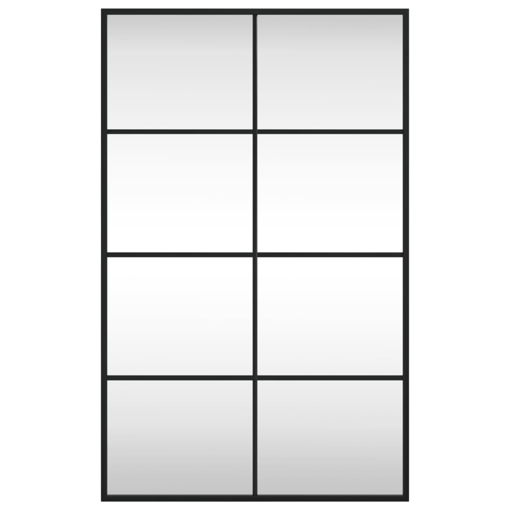 Vidaxx Wandspiegel rechteckig 50x80 cm Eisen schwarz