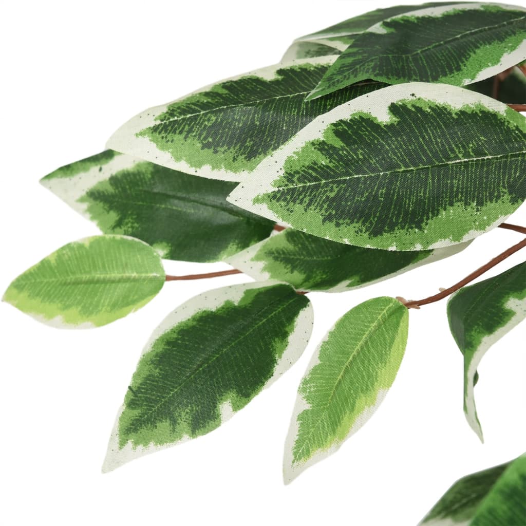 Vidaxl Kunstpflanze Ficus 756 Blätter 150 cm grün
