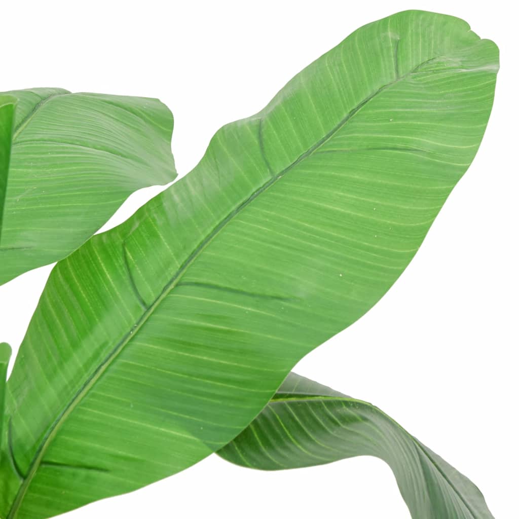 VidaXL Kunstpflanze Bananenbaum 9 Blätter 120 cm Grün