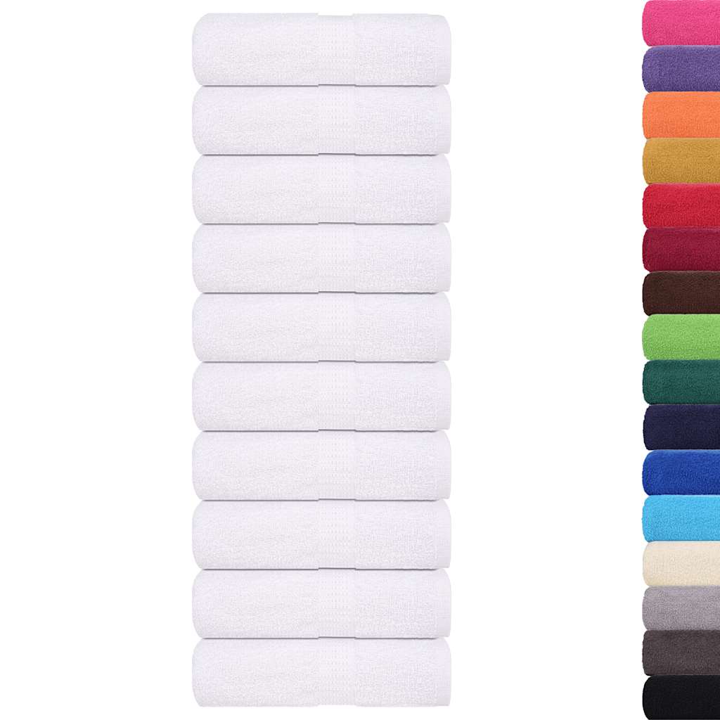 Vidaxx Waschlappen 50 Stück 15x21 cm 360 g m² 100 % Baumwolle weiß