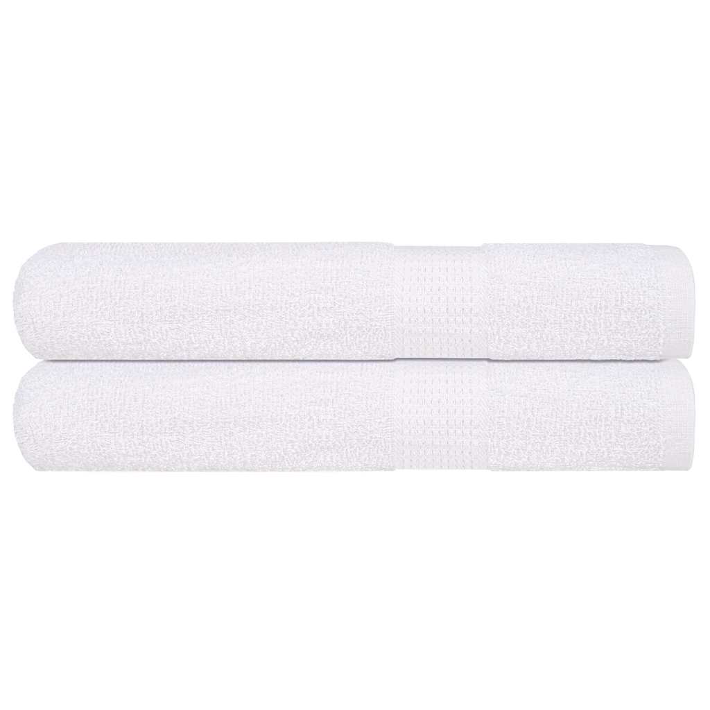Vidaxx Handtücher 2 Stück 100x200 cm 360 g m² 100 % Baumwolle weiß