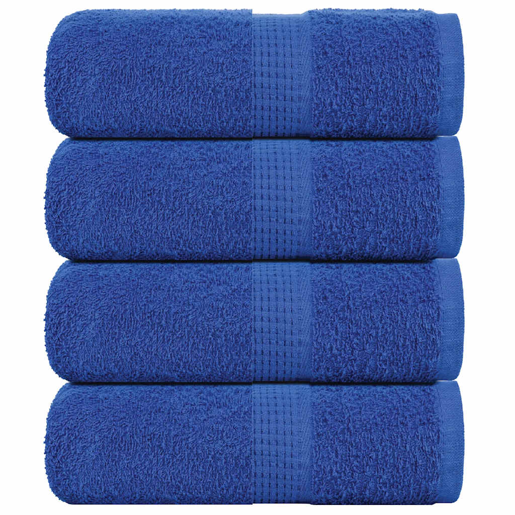 Vidaxx Waschlappen 4 Stück Froschblau 30x30 cm 100 % Baumwolle