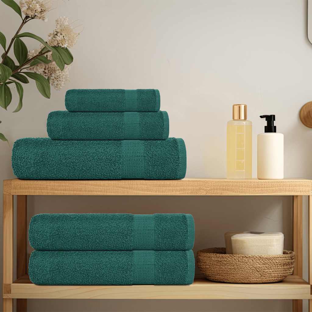 Vidaxx Waschlappen 10 Stück Froschgrün 30x30 cm 100 % Baumwolle