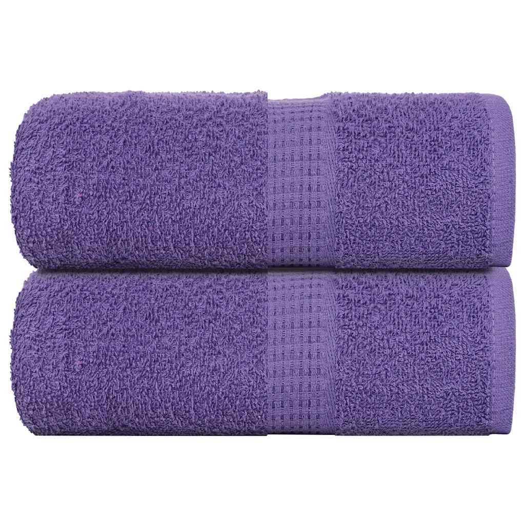 Vidaxx Seifentücher 2 Stück 30x30 cm 360 g m² 100 % Baumwolle Lila
