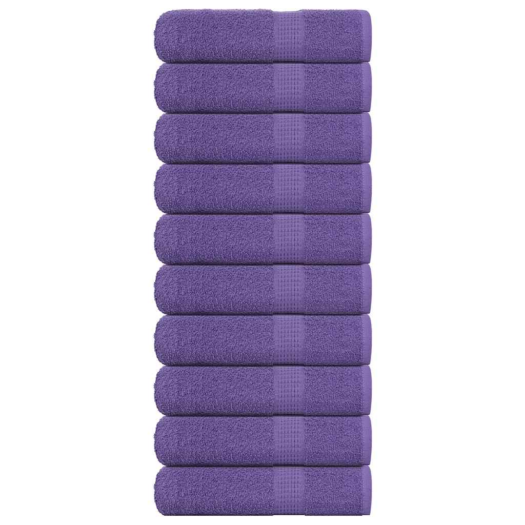 Vidaxx Badetücher 10 Stück 100x150 cm 360 g m² 100 % Baumwolle Lila