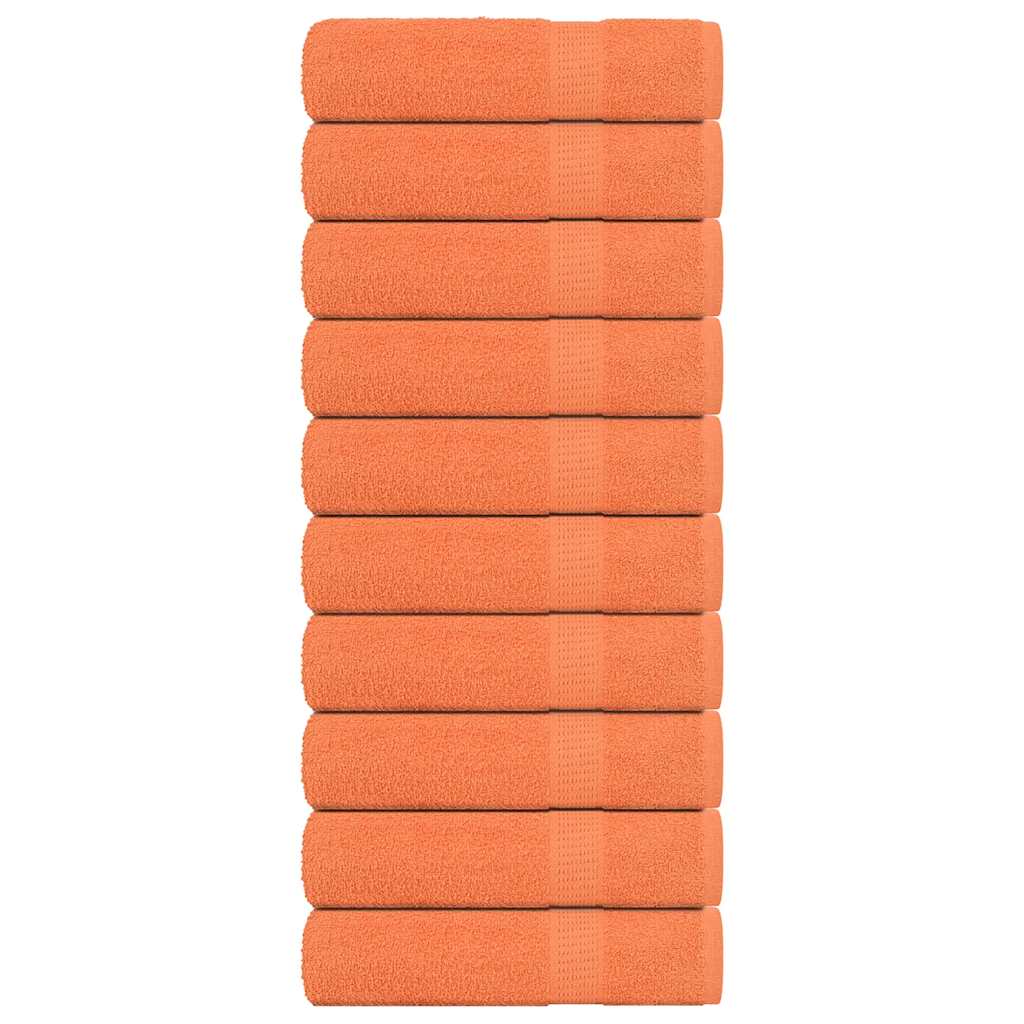 Vidaxx Badetücher 10 Stück 100x150 cm 360 g m² 100 % Baumwolle Orange