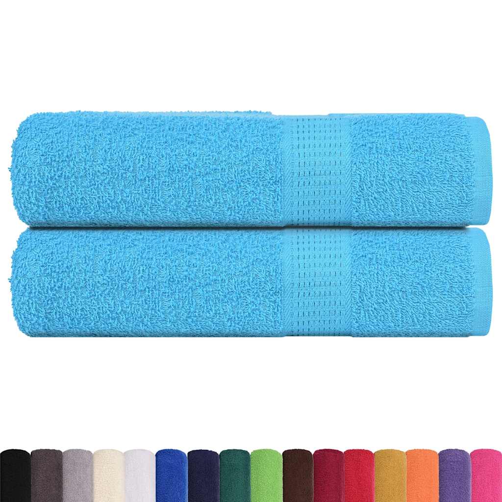 Vidaxx Duschtücher 2 St. 70x140 cm 360 g m² 100 % Baumwolle Türkis