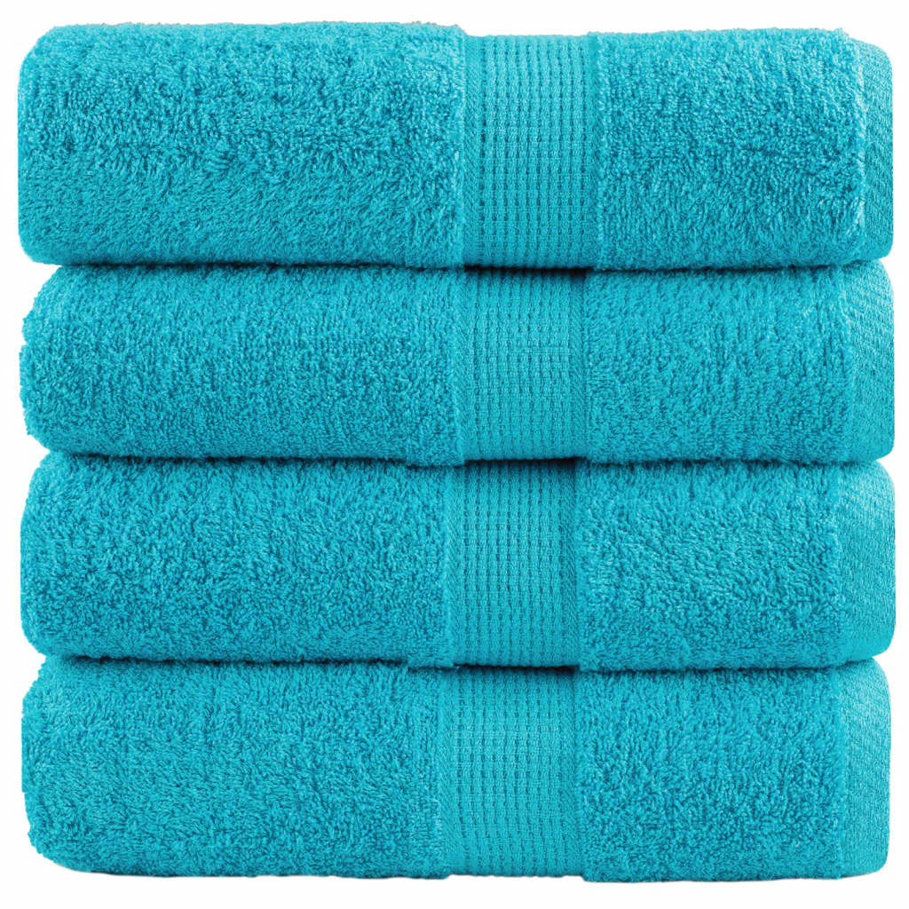 Vidaxl gastendoekjes solund 4 st 600 g m² 30x50 cm turquoise