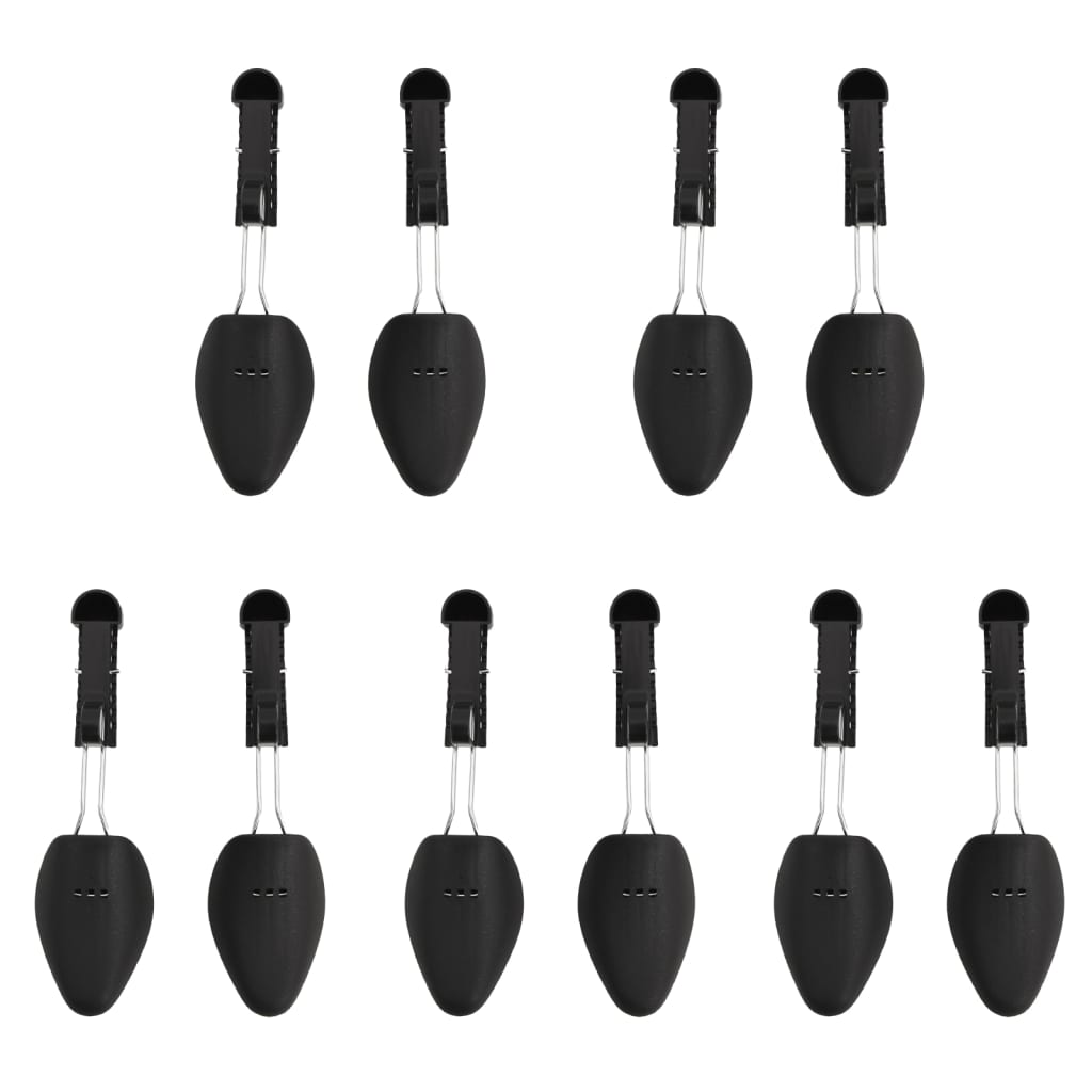 Vidaxl-Schuhspanner 5 Paare EU 38-44 Kunststoff weiß