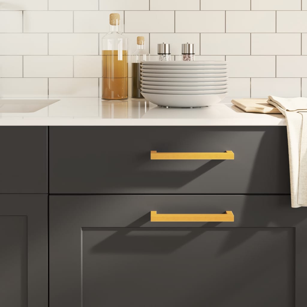 VidaXL Griffe 20 Stk. 160 mm Edelstahl goldfarben