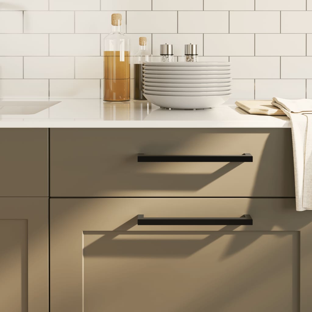 VidaXL Griffe 20 Stk. 224 mm Edelstahl schwarz