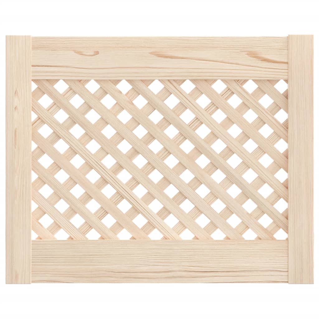 Vidaxx Schranktüren mit Lamellen 2 Stück 49,5x39,5 cm massives Kiefernholz