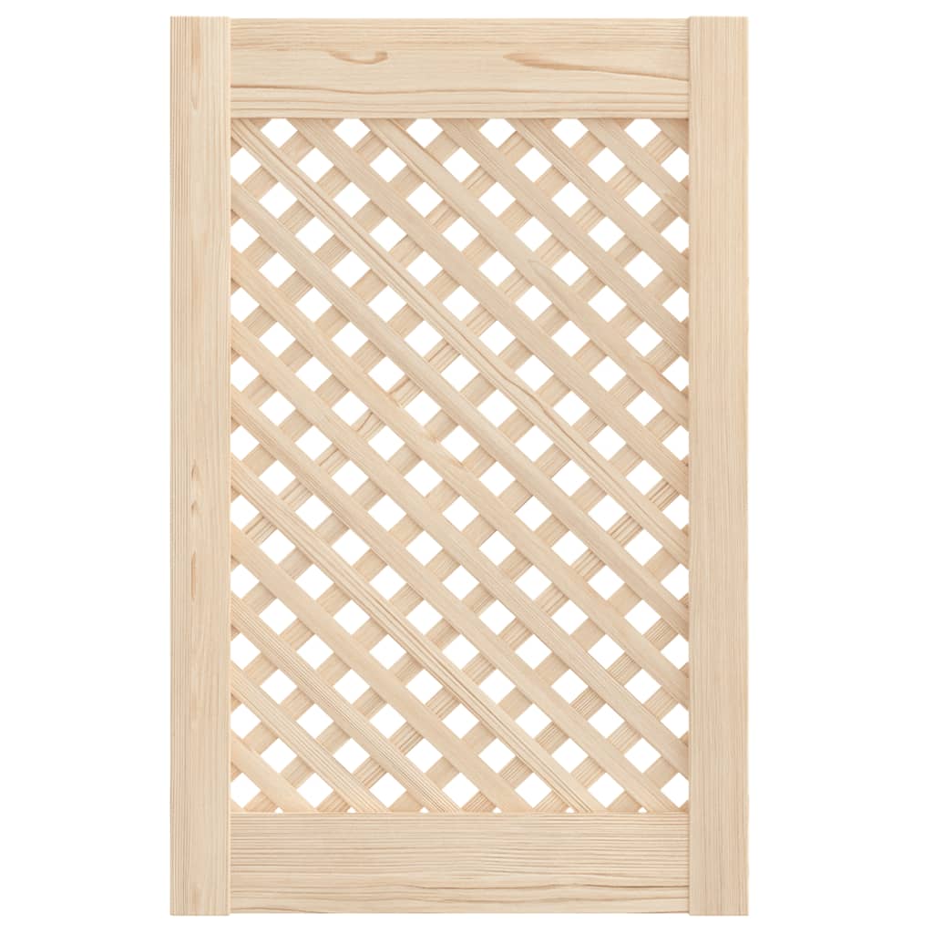 Vidaxx Schranktüren mit Lamellen 2 Stück 39,5x61,5 cm massives Kiefernholz