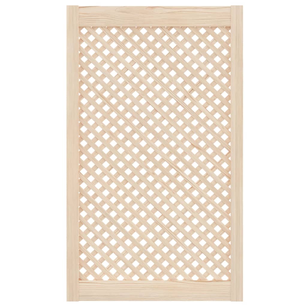 Vidaxx Schranktüren mit Lamellen 2 Stück 59,5x99 cm massives Kiefernholz