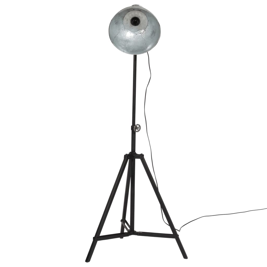 VidaXL Stehleuchte 25 W E27 61 x 61 x 90 150 cm Vintage Silber