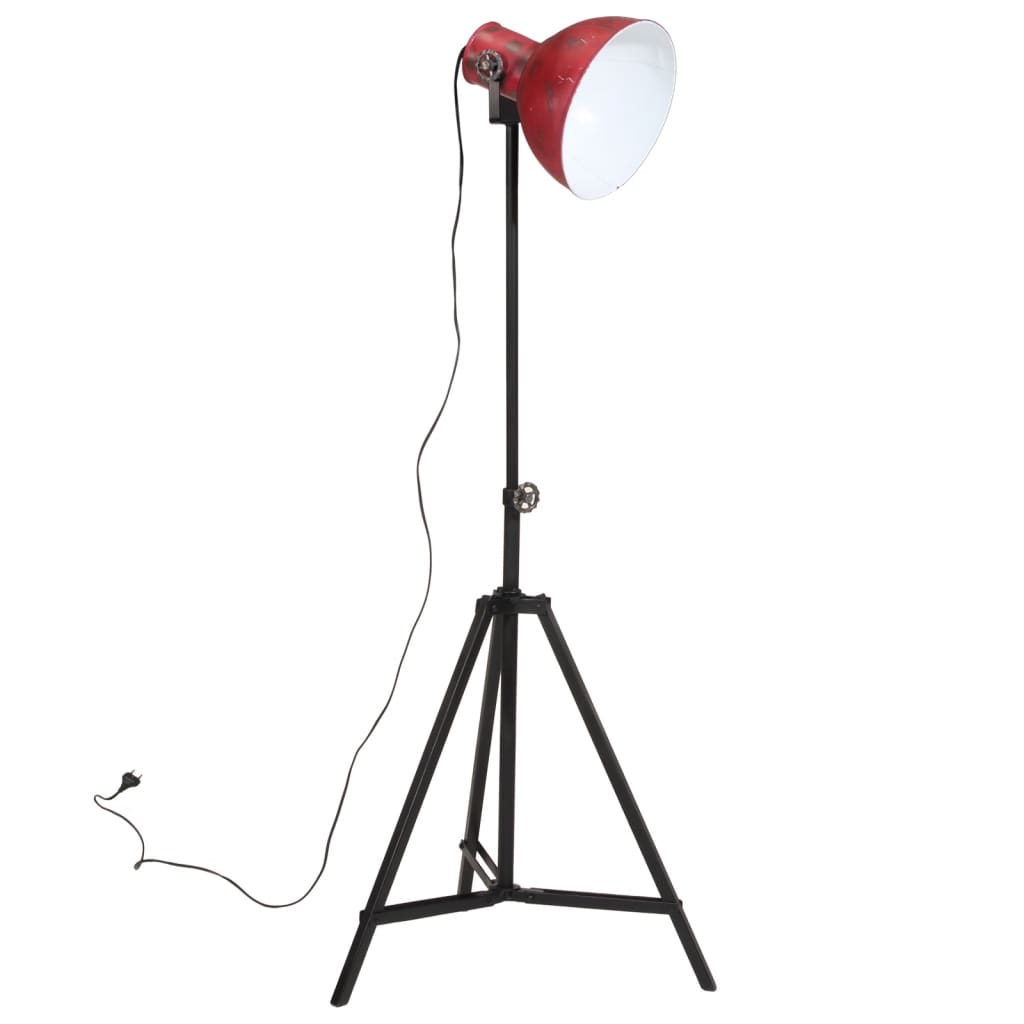 Vidaxxl Stehleuchte 25 W E27 61 x 61 x 90 150 cm verwittertes Rot