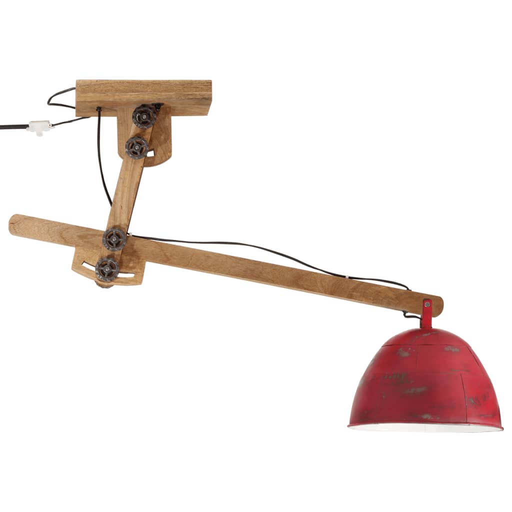 Vidaxx Deckenleuchte 25 W E27 105x30x65-108 cm verwittertes Rot