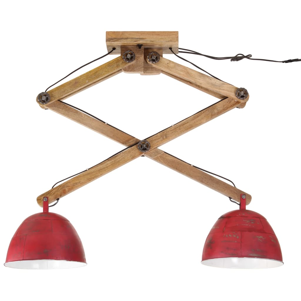 Vidaxx Deckenleuchte 25 W E27 29x18x85 cm verwittertes Rot