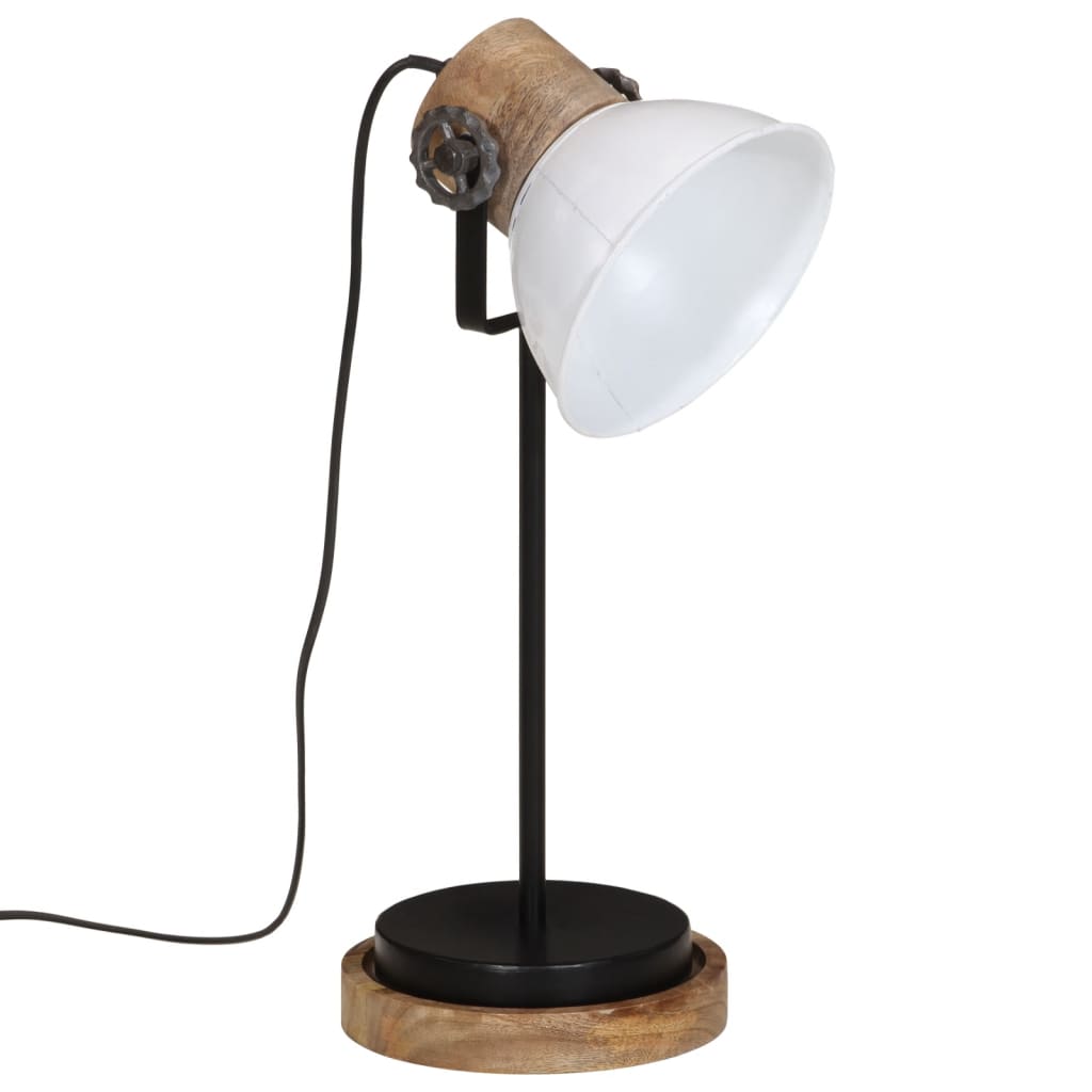 Vidaxx Schreibtischlampe 25 W E27 17x17x50 cm weiß