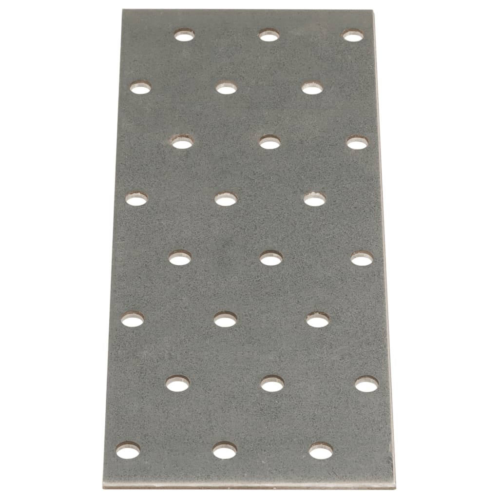 VidaXL Bleche perforiert 40 Stück 2 mm 160x60 mm verzinkter Stahl