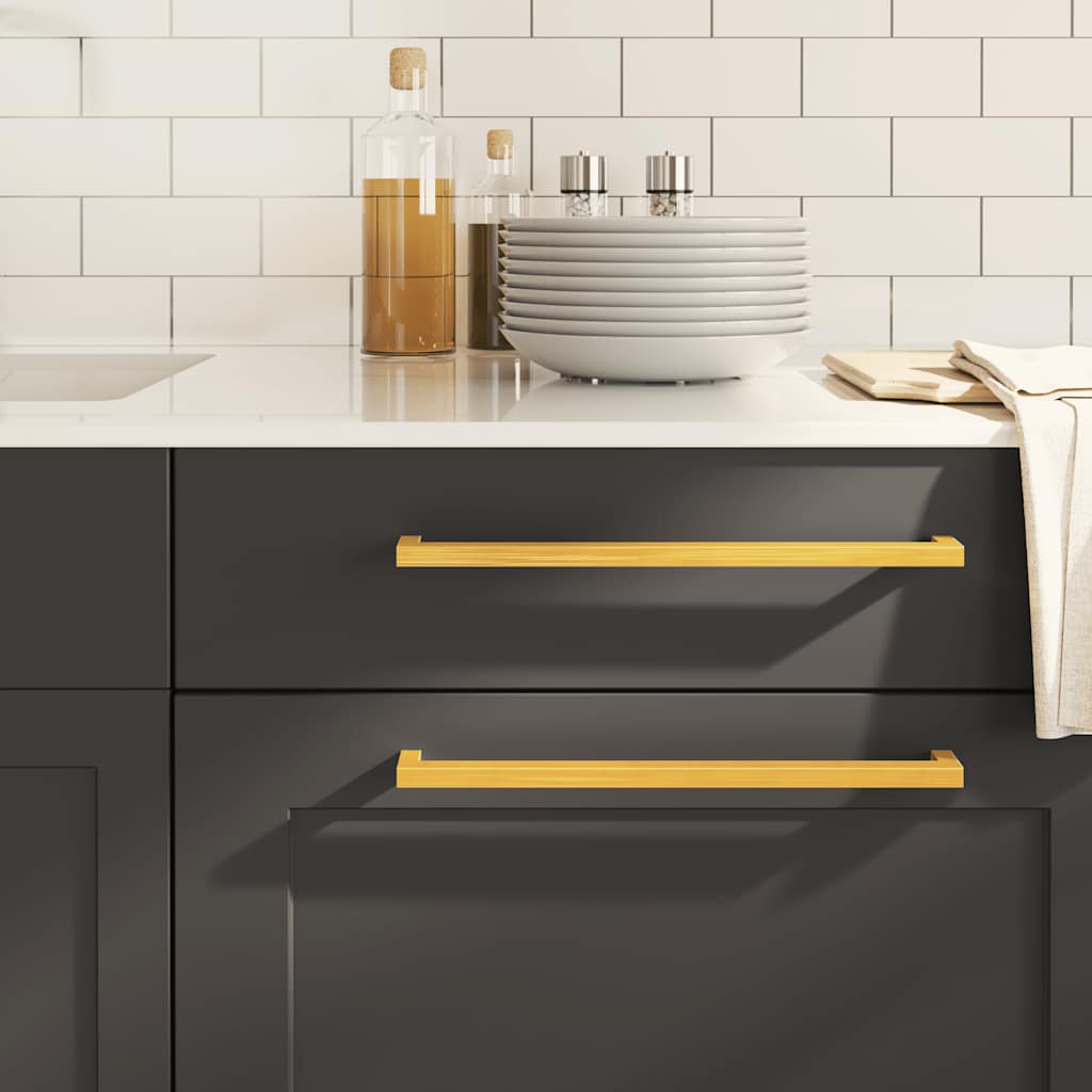 VidaXL Griffe 5 Stück 320 mm Edelstahl goldfarben