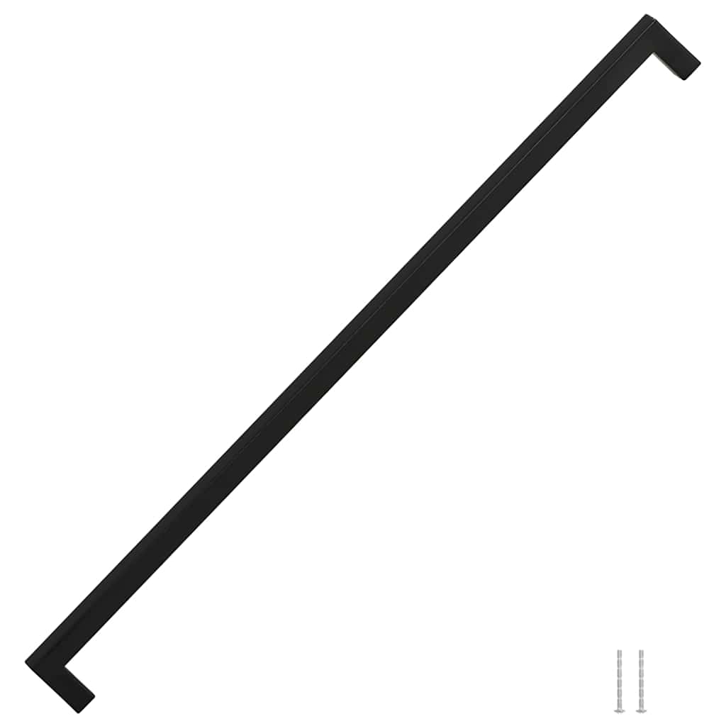 VidaXL Griffe 5 Stück 480 mm Edelstahl schwarz