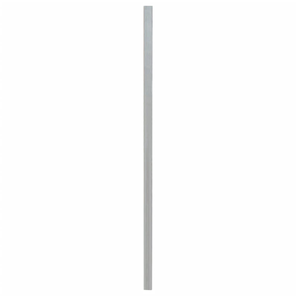 VidaXL Zaunpfosten 20 Stk. 200 cm verzinkter Stahl silberfarben