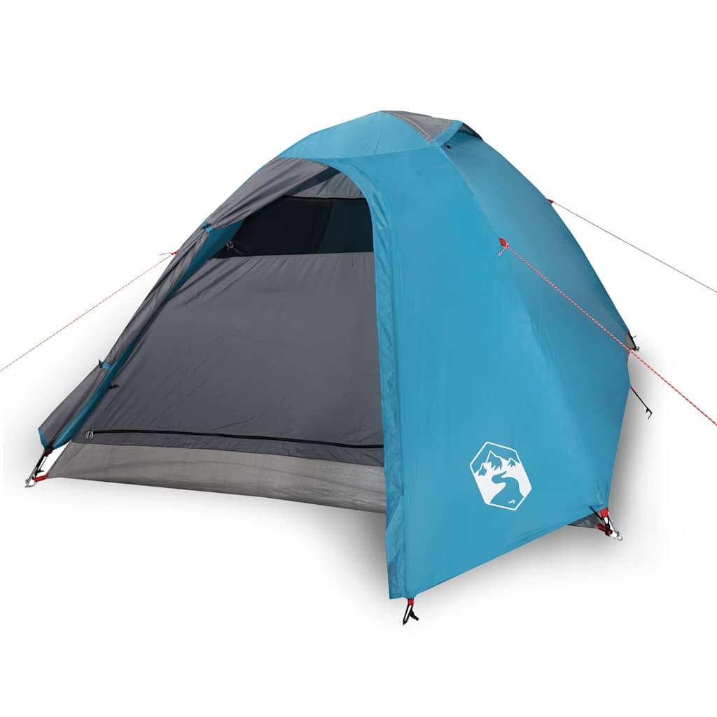 Vidaxl Dome Zelt 3-Personen wasserdicht blau