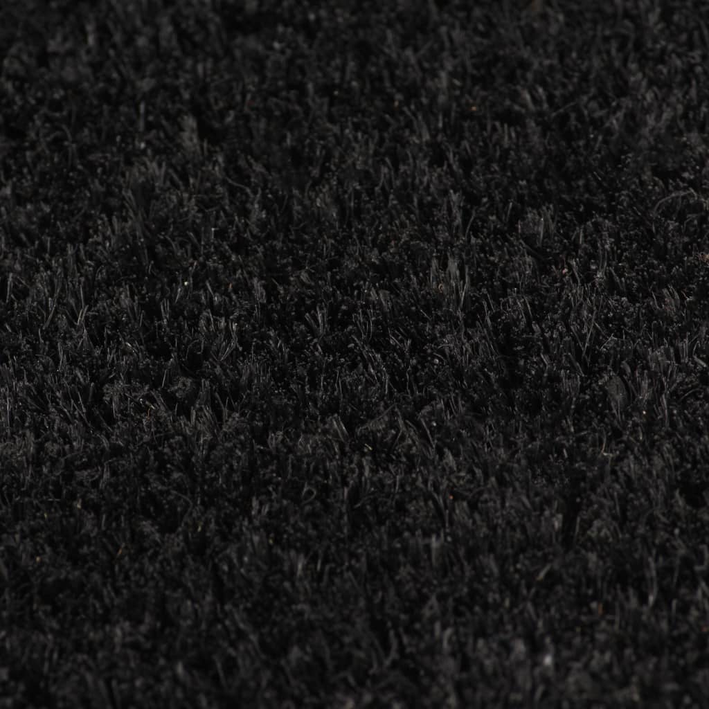Vidaxx Fußmatte 80x100 cm getuftete Kokosfaser schwarz