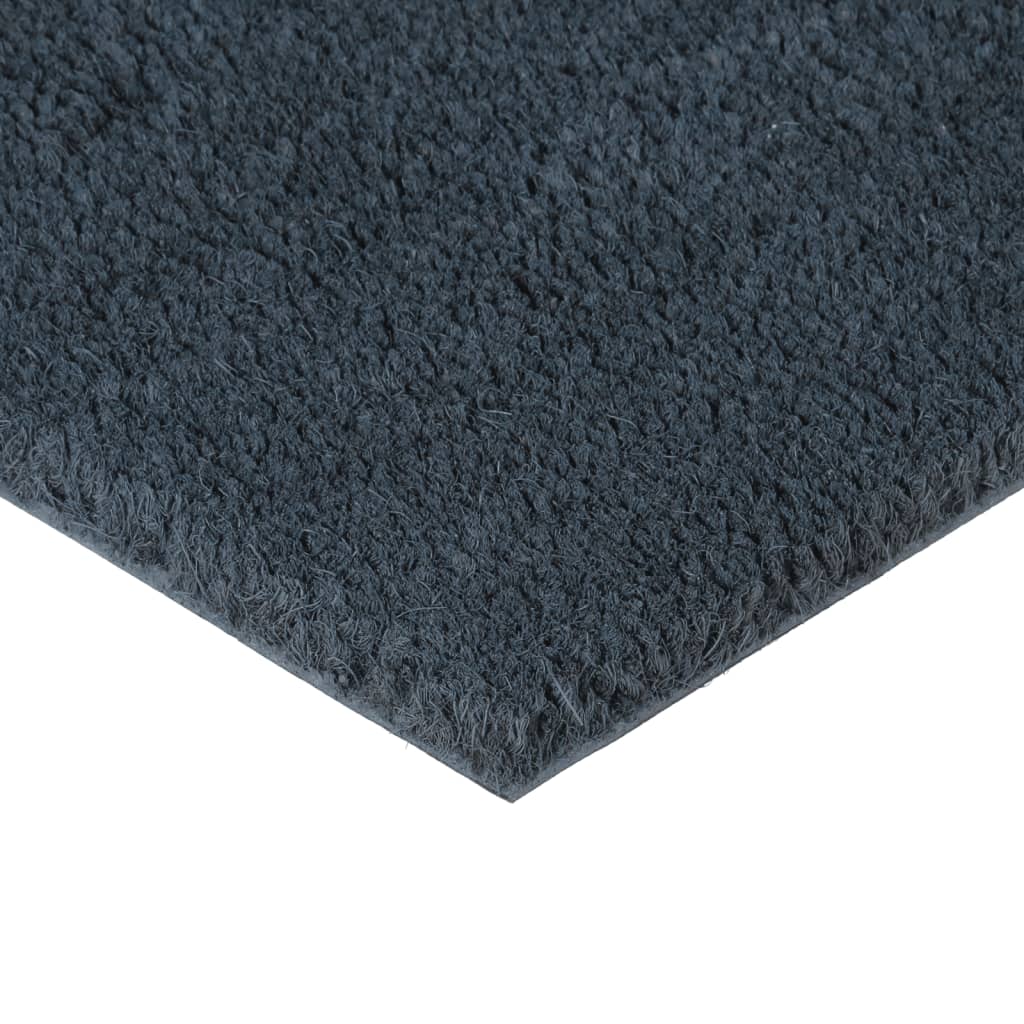 Vidaxx Fußmatte 40x60 cm getuftete Kokosfaser dunkelgrau
