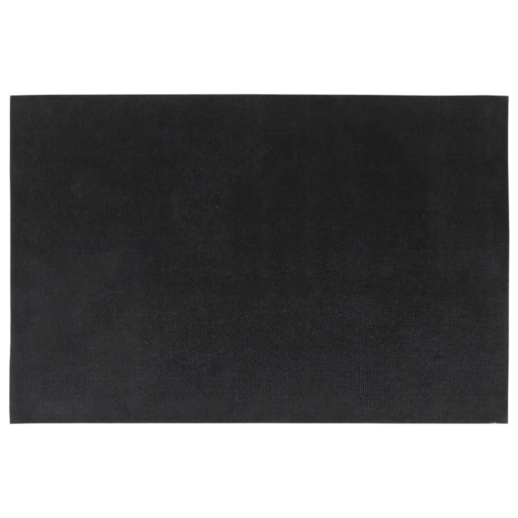 Vidaxx Fußmatten 2 Stück 40x60 cm getuftete Kokosfaser dunkelgrau
