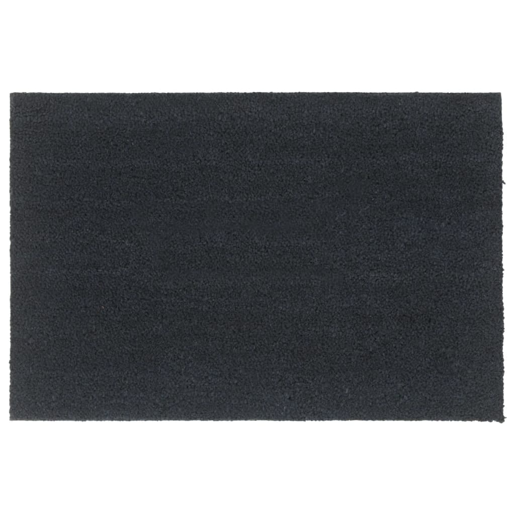 Vidaxx Fußmatte 60x90 cm getuftete Kokosfaser dunkelgrau