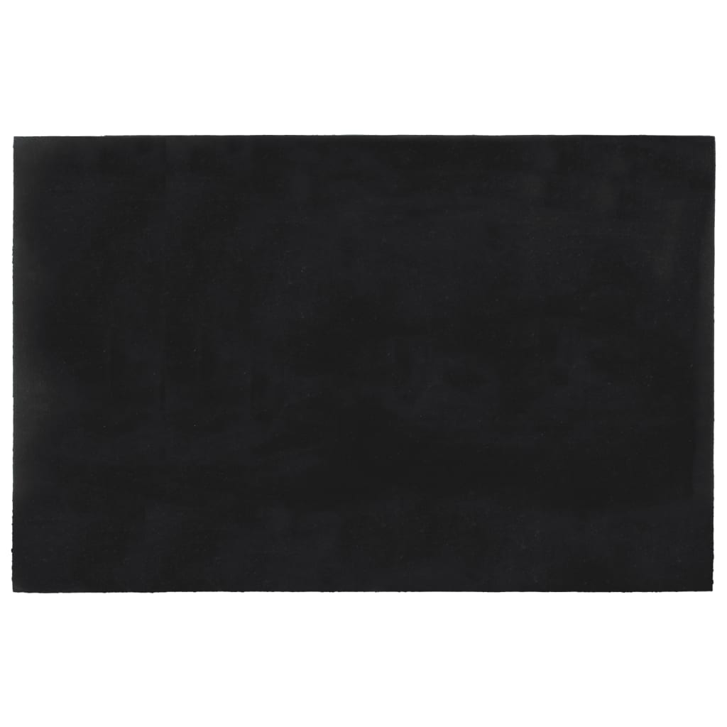 VidaXL Fußmatte 65x100 cm getuftete Kokosfaser dunkelgrau
