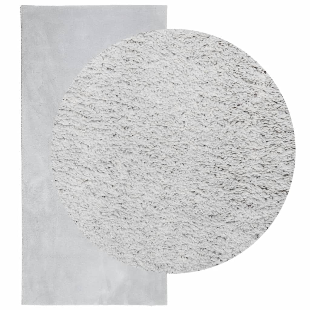 Vidaxx Teppich Huarte Kurzflor weich waschbar 100x200 cm grau